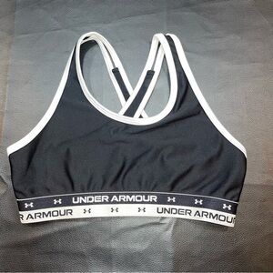 COPY - Under Armour Black and White Sports Bra with Racerback